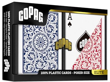 COPAG Elite - Jumbo Face - 2 Index - Blue/Red Double-Deck