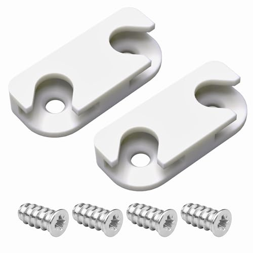 Sintrix Fab 2 bisagras reforzadas compatibles con Ikea Bissa STÄLL HEMNES GREVBÄCK – Extra resistentes – Repuesto para pieza IKEA N.º 110364/116713 – para zapatero, zapatero y puerta de armario +