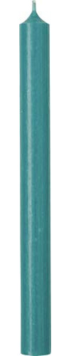 IHR Zylinderkerze, 25 cm, einfarbig, Türkis