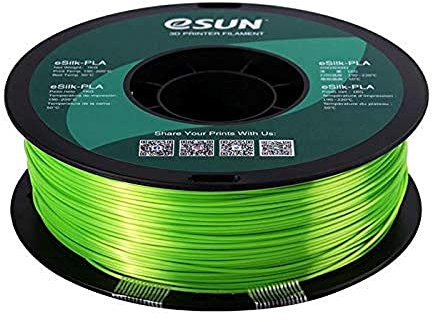 eSun Silk PLA 3D Print Filament, Jacinth