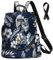 Fmeida Sac a Dos Femme Anti-vol Nylon Sacs à Main Portés Épaule pour Fille École Collèges Voyage Shopping