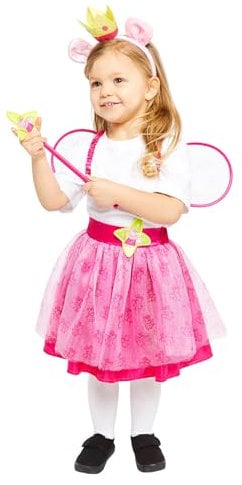 (PKT) (9907542) Child Girls Peppa Pig Fairy Princess Set (3-4yr)