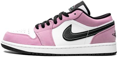 Nike Jordan 1 Basso SE Viola/Nero/Bianco CK3022-503, Raissa metallizzate, 41 EU