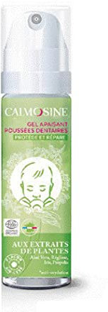 Calmosine - Gelée Apaisante Poussées dentaires - Apaise les gencives - Bébé - Aux Extraits de Plantes Bio - Flacon 15ml - Fabriqué en France