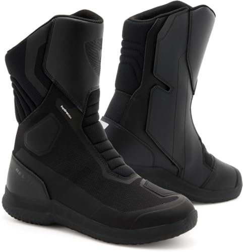 REV'IT! Revit Pulse H2O stivali da moto impermeabili (Black,44)