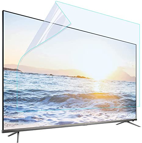JANEFLY 42-65 Inch Matte Anti-Glare TV Screen Protector, Dustproof Anti Scratch Anti Blue Light Film, Dust-Proof, for LCD, LED, 4k OLED & QLED HDTV / 58in 1269x721mm