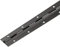 Gedotec Klavierband zum Schrauben | Türband gerollt | Tür-Scharnier Schwarz matt | Anschraubband 1200 x 32 mm | STABILO | Möbelscharnier gebohrt | 1 Stück - Stangenscharnier