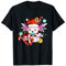 Mit Lebkuchenmann und Mütze - Axolotl Weihnachten T-Shirt