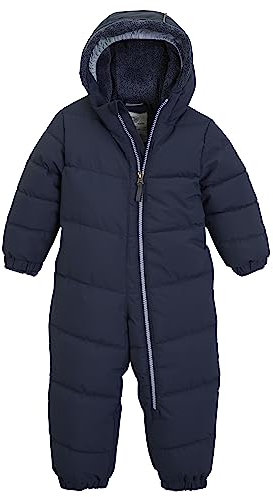 first instinct by killtec FIOW 32 MNS ONPC Overall/Schneeanzug in Daunenoptik mit Kapuze, dunkelblau