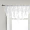 PearAge Gerüschte Voile-Vorhänge, halbtransparent, für Küche, Wohnzimmer, Shabby-Chic-Stil, Rüschenvorhänge, Mädchen, Töchter, Schlafzimmer, Kaskade, Fenstervolant, 132 x 66 cm (Weiß-Dreieck)