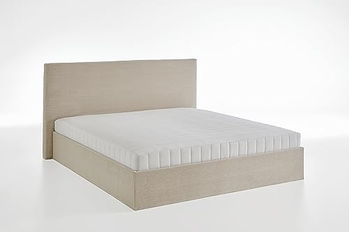 Atlantic Home Collection Bettrahmen Melody 160x200 mit 7-Zonen TFK-Matratze, Bettkasten und Lattenrost