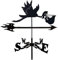 Girouette Cigogne Indicateur de Direction du Vent, Girouette en Métal Décoration de Girouette Maison Extérieure Hangars Fer Cour Jardin Ornement Outils de Mesure