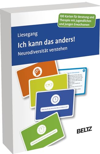 Ich kann das anders!: Neurodiversität verstehen. 100 Karten für die Therapie mit Jugendlichen und jungen Erwachsenen. Kartenset für die Kinder- und ... 9,8 x 14,3 cm. (Beltz Therapiekarten)