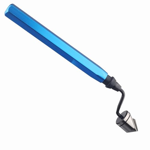 Deburring Countersink Tool Kit – 90° Chamfering & Burr Removal Tool for Metal, Wood, Plastic – 1-16.5mm Diameter, Revolving Blade with Ergonomic Aluminum Handl