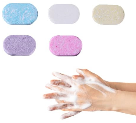 Hand Soap Refill Tablets 15 PCS Scent Foaming Hand Soap Refill Eco-Friendly Sustainable Compressed Foaming Hand Wash Refill for Bathroom, Kitchen, Office, Gym