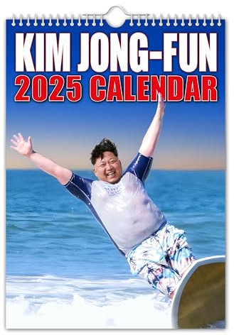 The Calendar King // Kim Jong-Fun - Wandkalender 2025 (Vollfarbig, A3-Größe)