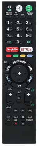 NCONCO Fernbedienung für Sony RMF- TX310E RMF- TX310E Sprachfernbedienung Ersatz Kompatibel mit Sony 4K Ultra HD Smart TV