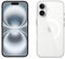 Apple iPhone 16 (256 GB) - Blanco + Funda Transparente con MagSafe