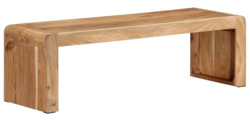 Iiaky TV-Ständer 110x33x33 cm Massivholz Akazie Kommode Tv-StäNder Aufsatz Tv ErhöHung