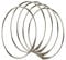 aiyraa 5 Stück Warenring Schlüsselring 120mm Leibchen Ring mit Schnellverschluss für vielseitige Anwendungen – Ideal für Schlüssel, Organizer und mehr (L)