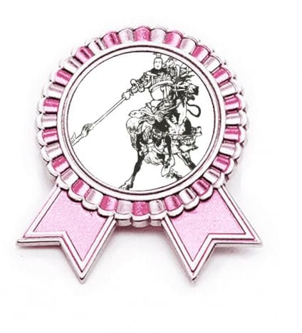 Broche en forme de pièce maîtresse chinoise de la romance Rose, M, Métal