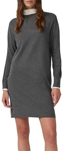 s.Oliver Damen Strickkleid – Langarm, Rundhalsausschnitt, Regular Fit