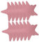 Alipis 12 Piezas Pegatinas Antideslizantes baño Estrella Cinta Antideslizante bañera Antideslizante Pegatinas Ducha Pegatina Antideslizante para bañera Pegatinas de bañera Goma peva Rosa