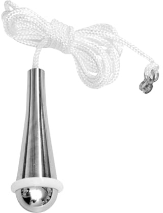 Teardrop Bathroom Pull Cord Handle, Silver Chrome Pull String Switch, 1.5m Nylon Extension Replacement Pu-ll Cord Light, Pendant Weight Connector for Bathroom Toilet Light Ceiling Lights Fan Switch