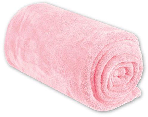 Bestgoodies Babydecke in 90x140 cm - Rosa, Kleinkinddecke Schmuse- und Krabbeldecke nach ÖKO-TEX Standard 100 Klasse 1 gefertigt