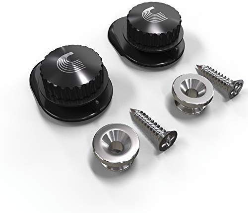 D'Addario Universelle Strap Lock Gurtsicherung, schwarz