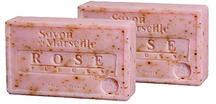 2 Savons de Marseille - Rose - Fabriqué en France