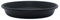 The HC Companies Soucoupe Ronde Classique pour Pot de Fleurs - 35,6 cm - Paire avec 14 Pots de Fleurs Classiques Noirs LIA14000G18 - Noir (SLI14000G18)