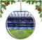 Weekino London Chelsea Stadium Großbritannien England Christbaumkugel Hängender Weihnachtsbaum Anhänger Dekor Travel Souvenir Collection Porzellan 2,85 Zoll