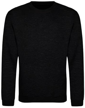AWDis Just Hoods JH030 Unisex Sweatshirt - Black Smoke - M