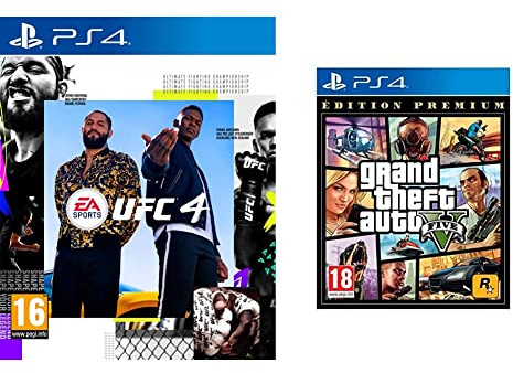 Electronic Arts UFC 4 (PS4) & GTA V - Edition Premium
