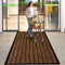 Hafaa Door Mat Indoor & Outdoor Brown 80x150 cm Non Slip Washable Doormat Dirt Trapper Water Absorbent Rubber Mat Heavy Duty Floor Mats