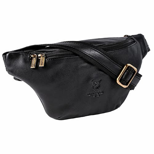 MATADOR Echt Leder Bauchtasche Gürteltasche für Damen und Herren Hüfttasche Outdoor Groß Handytasche Sport Laufgürtel Umhängetasche Geldgürtel für Camping Wandern Fitness Fahrrad Geschenke