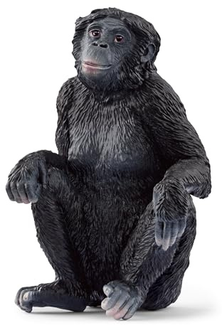Schleich WILD Life | Bonobo Weibchen 14875 | 4 x 4 x 6 cm | Spielfigur ab 3 Jahren | detailgetreue Tierfiguren | detailgetreue Tierfigur | Geschenk für Jungen und Mädchen