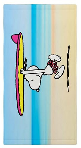 Franco Collectibles Peanuts Snoopy Badetuch, superweich, Baumwolle, 152,4 x 76,2 cm, 100 % offizielles Lizenzprodukt