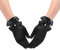 SamHeng Kurze Satinhandschuhe für Damen, klassische Schwarze Hochzeitshandschuhe für Braut, Vintage-Party, Opernhandschuhe für Damen, elegante Handschuhe, Vintage-Kostüme der 1920er Jahre