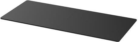 pro.tec Tischplatte Kirkkonummi Schreibtischplatte Bürotischplatte Tischfläche für Schreibtisch Arbeitsplatte Massivholzplatte 180x80 cm Schwarz