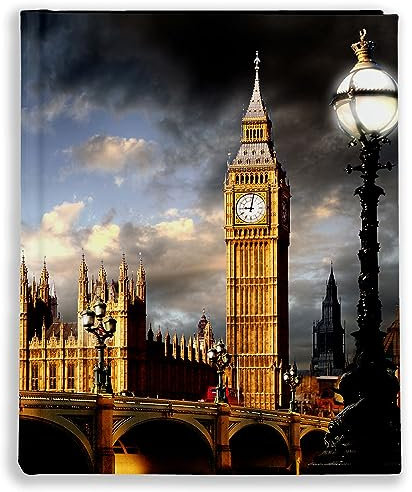 Urlaubsfotoalbum: London, Fototasche für Fotos, Taschen-Fotohalter für lose Blätter, Urlaub London, Handgemachte Fotoalbum (10x15 cm | für 200 Fotos)