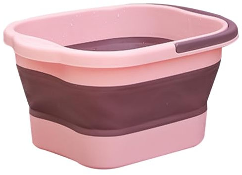 Foldable Foot Spa Bucket | Large Foot Bath Spa Bowl | Collapsibles Foot Bath Basin | Foot Soak Tub with Handle | Pedicure Foot Tub | Home Foot Soaking Basin | Collapsibles Bucket for Cleaning Mop