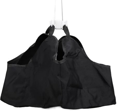 Bolsa de Peso Ajustable para Sombrilla de Playa, 15 X 16 Pulgadas, Diseño Cuadrado con 4 Orificios, Tela Oxford, Portátil, Negro, Resistente Al Agua, para, Bolsas de para