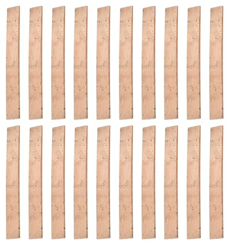 20 Stück Klarinette Halsgelenk Korkblatt, Klarinetten-Kork Ersatz Korkplatten für Saxophon, Instrument Reparatur Zubehör Korken für Klarinette