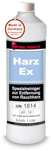 Rauchharzentferner 1 L – Hochwirksamer Spezialreiniger gegen starke Verkrustungen, Harz & Fett | Profi-Reiniger für Kamin, Grill, Backofen & Werkstatt