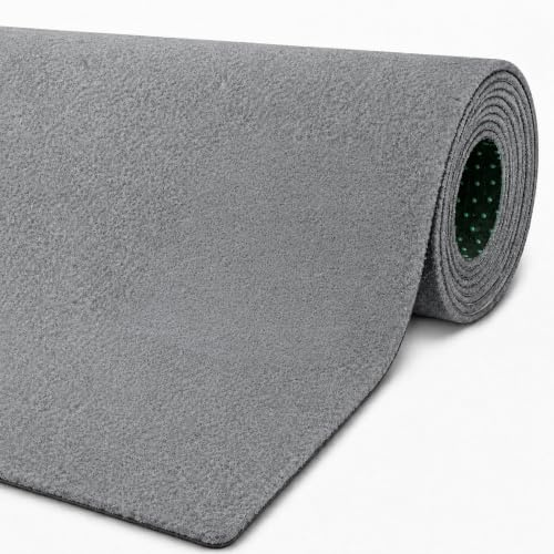 Internethandel Pfordt Kunstrasen Grau 1000x400 cm mit Noppen | vielseitiger Bodenbelag für Balkon, Terrasse, Garten, Camping und Events, individuell zuschneidbar, ca. 4 mm Gesamthöhe