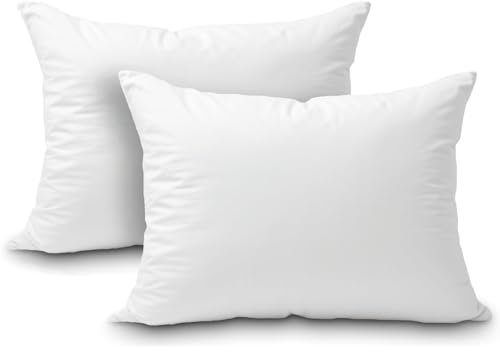 ForenTex Relleno Cojín 30x50 cm (Pack 2), Fibra Virgen Siliconada, Hipoalergénico, Suave y Transpirable, Alta Recuperación, Ideal para Sofá, Cama y Hogar