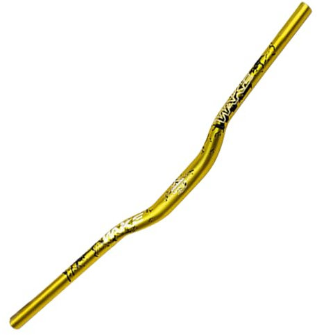 WAKE Fahrrad Lenker 31.8mm*720mm Extra Langer Breiter 55mm Höhe Riser Bar Aluminiumlegierung für Radfahren MTB Mountainbike Rennräder (Gold)