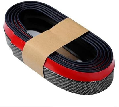 HATSVTGR Auto-Frontspoiler Für 1 2 3 4 5 6 7er E34 E39 E46 E53 E70 E87 E90 E91 Frontlippe Splitter Spoiler Seitenschweller Bodykit Trim Auto-Frontstoßstangensplitter(Kohlenstoff-Faser)